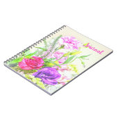 Bloemen  stijl boeket Journal Notitieboek (Linkerzijde)