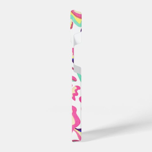  Bloemen Stijl Patroon Telefoon Case iPhone Hoesje (Linkerkant)