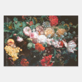 Bloemen Stilleven Nederlandse Decoupage Heavy WT 3 Inpakpapier Vel (Voorkant 3)