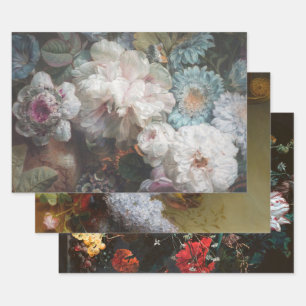 Bloemen Stilleven Nederlandse Decoupage Heavy WT 3 Inpakpapier Vel
