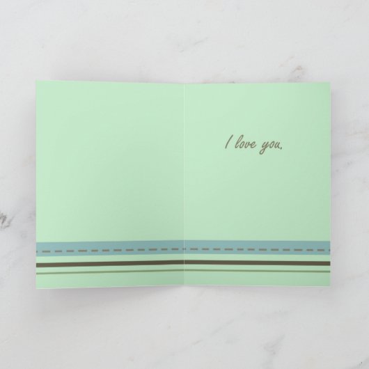 Bloemen, Stippen en strips Kaart (Binnen)