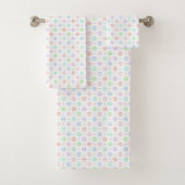 Bloemen, Stippen & Glitters Bad Handdoek (Insitu)