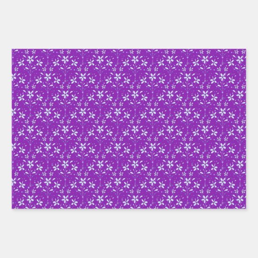 Bloemen & Stippen Inpakpapier Vel (Voorkant 3)