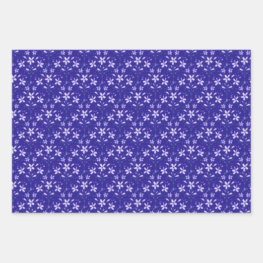 Bloemen & Stippen Inpakpapier Vel (Voorkant 2)