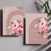 Bloemen Stoffig Roze Wildflower Zomer Tuin Bruilof