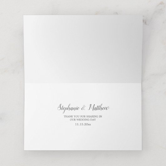 Bloemen Stoffig Sinaasappel Rozen Wijn Rode Orchid Plaatskaartje (Binnenkant ongevouwen)