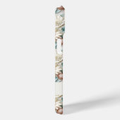 Bloemen stoffige groene crème naam script Case-Mate iPhone case (Achterkant / Rechts)