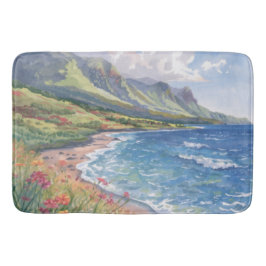 Bloemen Strand Hawaii Badmat