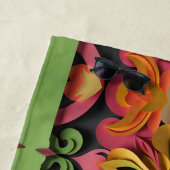 bloemen strandlaken (In situ)