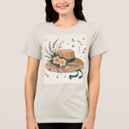 Bloemen Straw Pet Havermout Tri-Blend Shirt