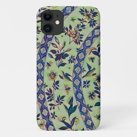  Bloemen Streep Telefoonhoesje Case-Mate iPhone Case (Achterkant)