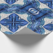 Bloemen stromen.... cadeaupapier (Hoek)