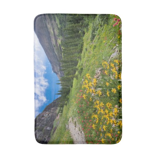 Bloemen | Stroompad Montana Badmat (Voorkant Verticaal)