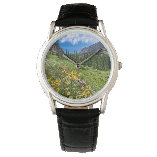 Bloemen | Stroompad Montana Horloge (Voorkant)