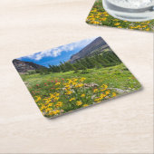 Bloemen | Stroompad Montana Kartonnen Onderzetters (Schuin)