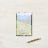Bloemen | Stroompad Montana Post-it® Notes (Op bureau)