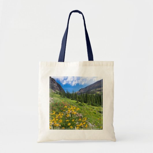 Bloemen | Stroompad Montana Tote Bag (Voorkant)