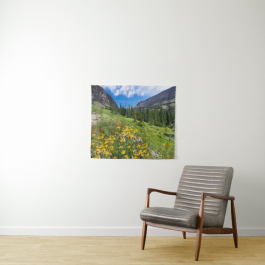 Bloemen | Stroompad Montana Wandkleed (In Situ (horizontaal))