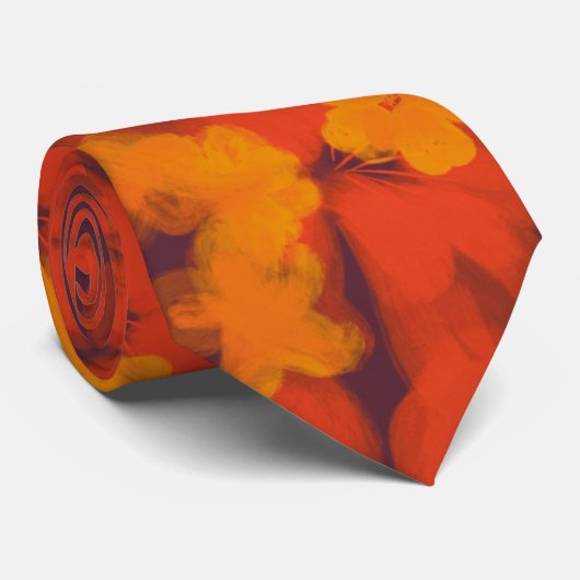 Bloemen Stropdas (Opgerold)