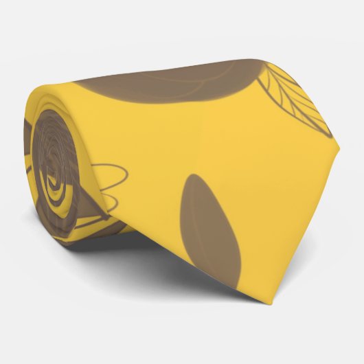 Bloemen Stropdas (Opgerold)