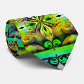 bloemen  stropdas (Opgerold)