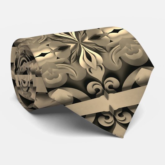 bloemen stropdas (Opgerold)