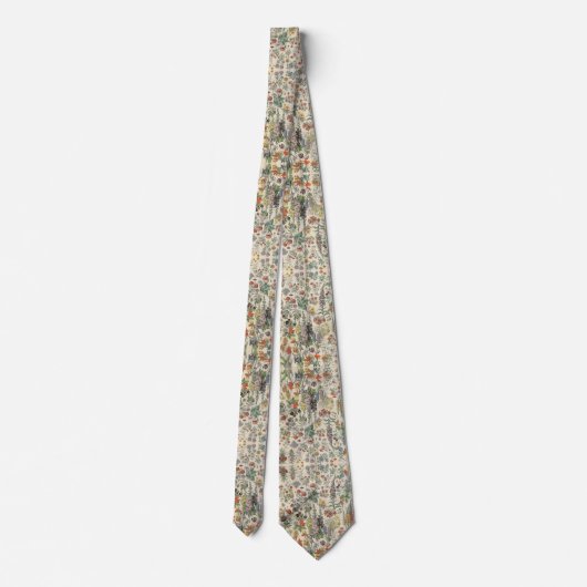  bloemen stropdas (Achterkant)