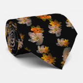 bloemen stropdas (Opgerold)
