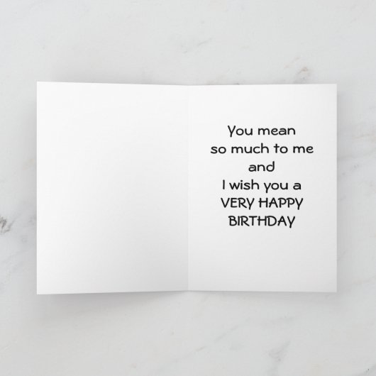 BLOEMEN STUREN NAAR VERJAARDAG VAN MIJN ZUS/BESTE KAART (Binnen)