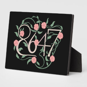 Bloemen Subtiele Anti Trump 8647 86 47 Boho Fotoplaat