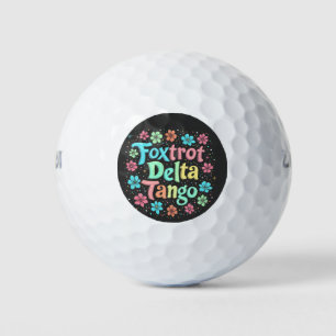 Bloemen Subtiele Anti Trump 8647 Anti Maga Golfballen