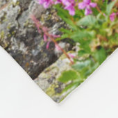 Bloemen | Summer Matterhorn Zwitserland Fleece Deken (Hoek)