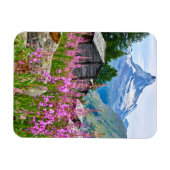 Bloemen | Summer Matterhorn Zwitserland Magneet (Horizontaal)