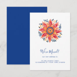 Bloemen Sunburst Bewegende Aankondiging