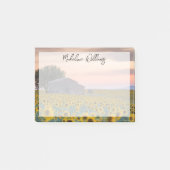 Bloemen | Sunflower Field Provence, Frankrijk Post-it® Notes (Voorkant)