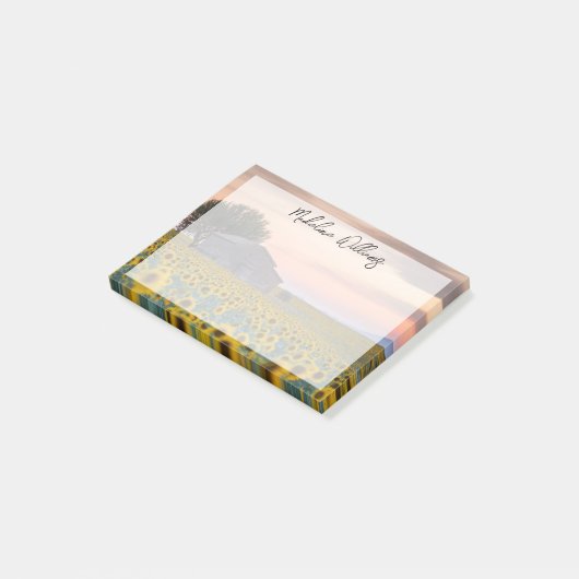 Bloemen | Sunflower Field Provence, Frankrijk Post-it® Notes (Schuin)