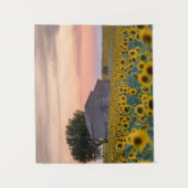 Bloemen | Sunflower Field Provence, Frankrijk Wandkleed (Voorkant)