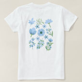Bloemen T-shirt (Design achterkant)