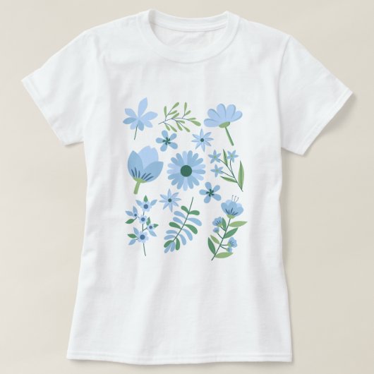Bloemen T-shirt (Design voorkant)