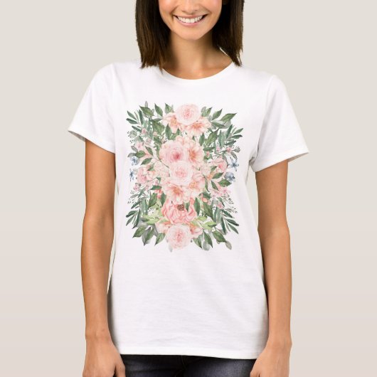 bloemen t-shirt (Voorkant)