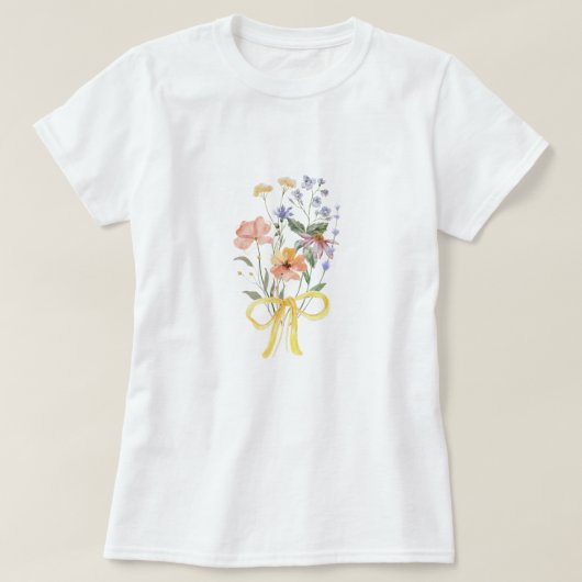 bloemen T-shirt (Design voorkant)