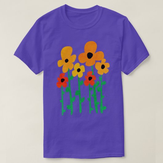bloemen t-shirt (Design voorkant)