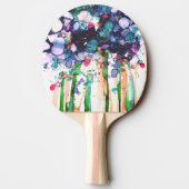 Bloemen Tafeltennisbatje (Achterkant)