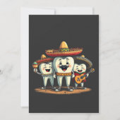 Bloemen Tand Grappig Cinco de Mayo Save The Date (Voorkant)