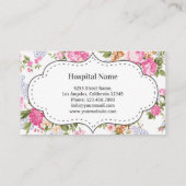  Bloemen Tand Tandheelkundige kliniek Tandarts Visitekaartje (Achterkant)