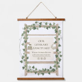 Bloemen Tapijt met Klimop Motief Hangend Wandkleed (Voorkant)