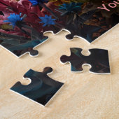 Bloemen te midden van het Lightning Storm Legpuzzel (Zijkant)