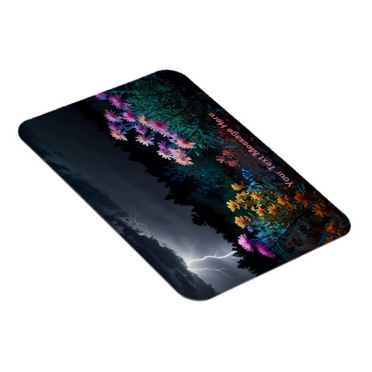 Bloemen te midden van het Lightning Storm Magneet (Rechterzijde)