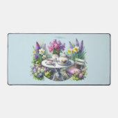 Bloemen Tea Party in de tuin Bureaumat (Voorkant)
