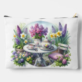 Bloemen Tea Party in de tuin Etui (Achterkant)